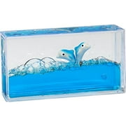 Wave Paperweight Dolphins