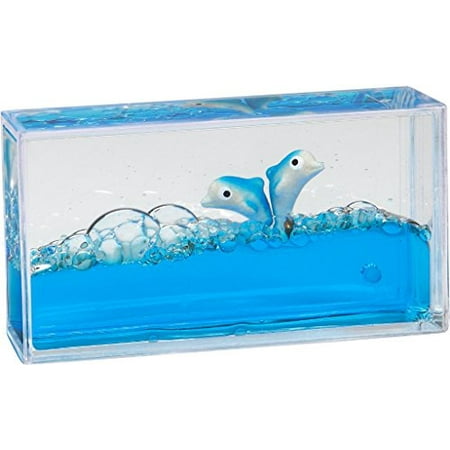 Wave Paperweight Dolphins