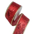 thumbnail image 2 of BSJJY 354" Bright Red Sparkly Christmas Ribbon, Glitter-Coated Plastic with Flexible Structure, Easy to Cut into Desired Length, Perfect for Gift Wrapping, Wreath Decor, or Festive DIY Projects, 2 of 6