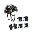thumbnail image 3 of S SERENABLE 7Pcs/Set Kids Helmet for Outdoor Sports Inline Skating Rollerblading Black, 3 of 9