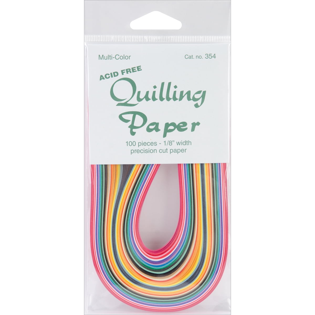 5 Colors Holiday Assortment 1//8-Inch Paper 105-Pack Lake City Craft Quilling