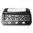 thumbnail image 1 of Reloj de ajedrez, temporizador de competición ligero para uso personal familiar (negro) Tmvgtek Para Estrenar, 1 of 9
