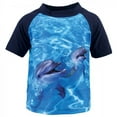 thumbnail image 3 of Hudson Baby Infant Boy Swim Rashguard Set, Boy Dolphin, 9-12 Months, 3 of 4
