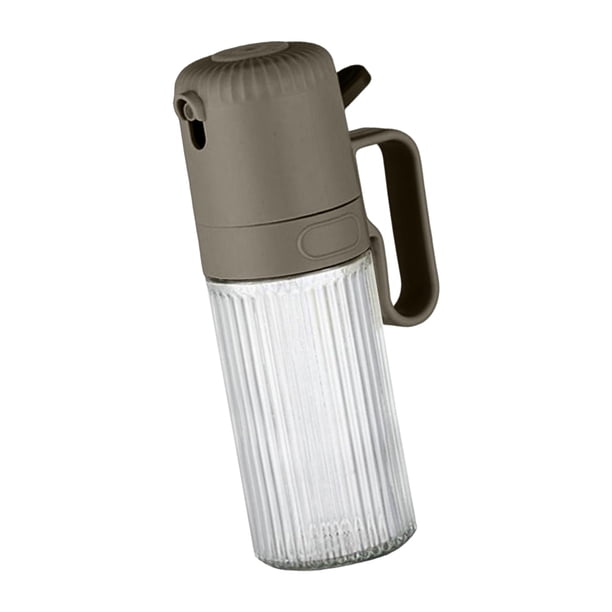 Botella de espray de aceite, contenedor de condimentos recargable, rociador de aceite para cocinar, dispensadores de espray de vinagre para accesorios Marrón BLESIY Botella de spray de aceite