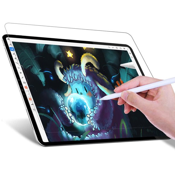 Screen Protector Like Paper Compatible with iPad Pro 12.9-Inch 2021&2020&2018 Anti Glare Scratch Resistant Matte
