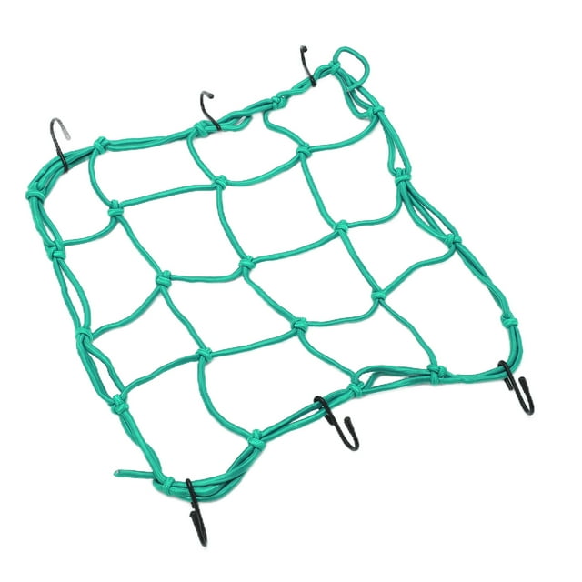 Motorcycle Net , Net Elastic Wide Application With 6 Hooks For Road Mountain Bicycles For Electric Vehicles For Motorcycles Green,Blue,Black