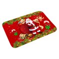 thumbnail image 2 of Yaoyar Christmas Welcome Doormat Christmas Mat Rug Winter Seasonal Floor Mat Xmas Decorative Non Slip Front Door Mat for Indoor Outdoor Entrance 50*80cm, 2 of 2