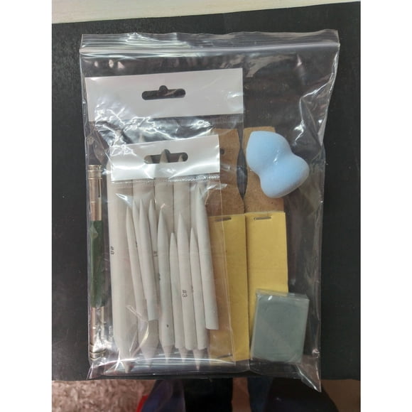 Suministros para bocetos ENTASSER para principiantes Juego de 25 piezas Papel y bolígrafo