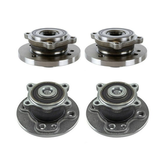 SQAMOR 4pcs Wheel Hub and Bearing Assembly Set Kit Front Rear Side 1.5L We60478 for Mini for Cooper 1.6L 2007-2015 HB4X0031 513309