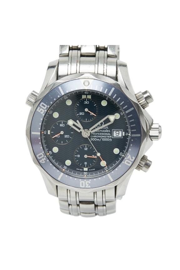 Pre-Owned Omega Seamaster 300M Chronograph Watch 2599.80 Automatic (with manual winding) Navy...