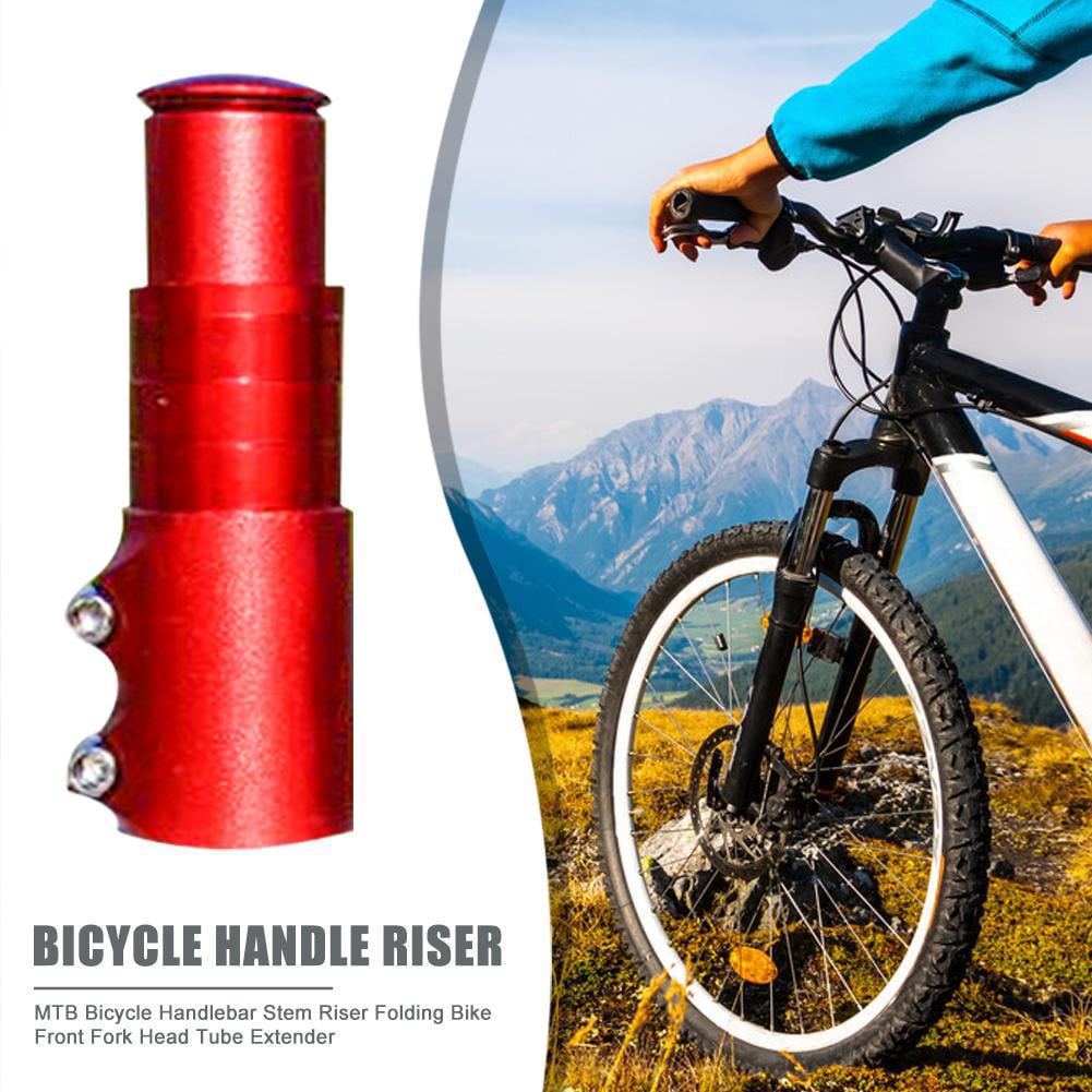 MTB Bicycle Handlebar Stem Riser Folding Bike Front Fork Head Tube Extender 