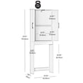 thumbnail image 3 of Mainstays Ardent Over-the-Toilet Bathroom Storage Cabinet, Blue, 3 of 18