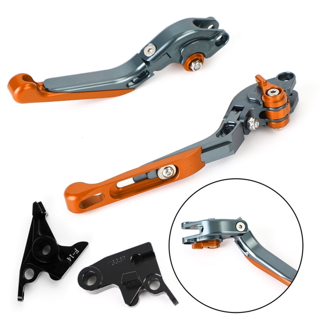 Levier d'Embrayage de Frein Réglable et Extensible pour Trident 2022 Bobber 17-19 Tiger 800 Orange