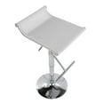 thumbnail image 3 of Mirage Ale Contemporary Adjustable Bar Stool In Chrome And White Mesh, 3 of 7