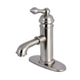thumbnail image 1 of Kingston Brass KS7418ACL Robinet de Lavabo à une Poignée, Nickel Satiné, 1 of 5