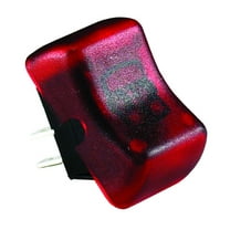 JR Products 12045 Illuminated On/Off Switch - Red