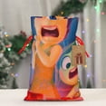 thumbnail image 4 of Zufioo inside out 2 Print Christmas Drawstring Gift Bags, Holiday Party Packaging Bags, Suitable for Holiday Gift Decorations-Medium, 4 of 7