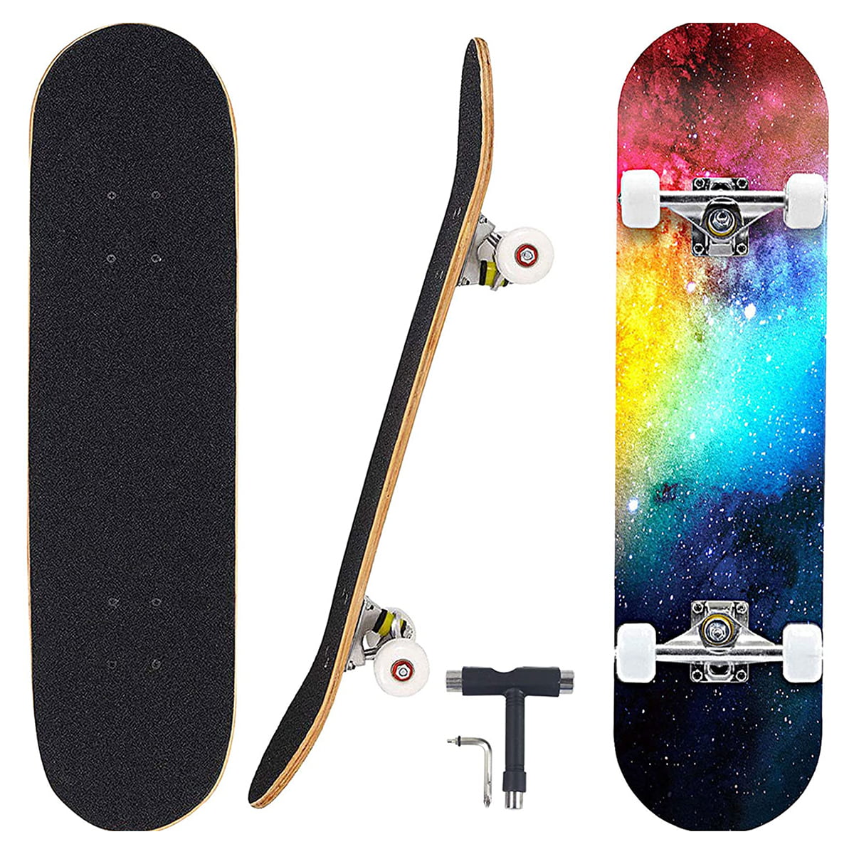 Skateboards for Beginners 7 Layer Canadian B e 123 Complete Skateboard 31 x 8 