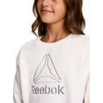 thumbnail image 4 of Reebok Girl’s Athletic Luxe Plush Crewneck Sweatshirt, Sizes 4–18, 4 of 5