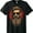 DARK HEATHER, variant on Men'S Black T-Shirt With Cool Bearded Man Graphic And Red Splatter Design All Size S-5Xl