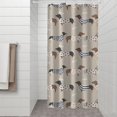 thumbnail image 2 of Cute Cartoon Dachshund Shower Curtain 36"x72" ,Bathroom Decorative Shower Curtains Set with 12 Hooks,Modern Waterproof Washable Shower Curtain, 2 of 6