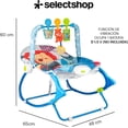 thumbnail image 2 of Silla Mecedora Columpio Electrica Para Bébe Portátil De Lujo Cómodo Bouncer Para Bebes Silla Acolchada Multifuncional Con Juguetes Colgante (AZUL), 2 of 4