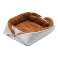 thumbnail image 2 of Cama para gatos jinwen caseta para cachorros almohadilla para dormir gris, 2 of 8