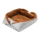 thumbnail image 2 of Cojín para cama de mascotas, cómoda perrera, nido cálido, camas portátiles para perros, manta para cama de gato Gris, 2 of 9