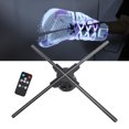 thumbnail image 1 of 3D LED Hologram Projector 1600x672P Projector with 672 LEDs, 8GB Memory, WiFi Control, for Restaurants, Events, 1 of 8