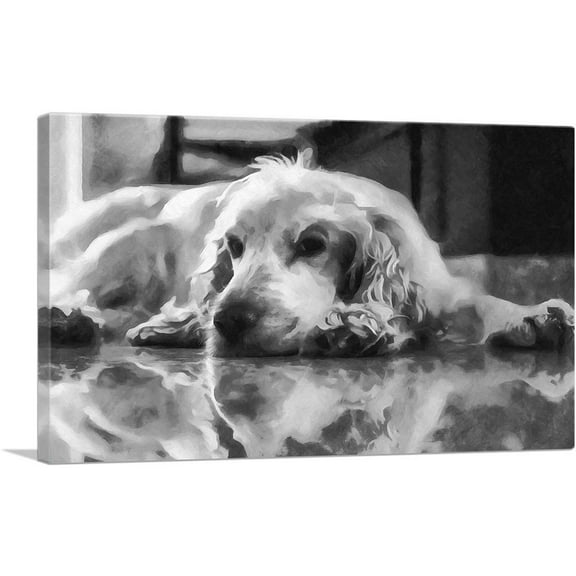 ARTCANVAS English Cocker Spaniel Dog Breed Canvas Art Print - Size: 26" x 18" (0.75" Deep)