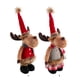 thumbnail image 5 of Bewildely Adorno de Navidad colgante de pared entretenimiento dulce regalo muñeca de Navidad multipropósito luminoso estirable espacio vacaciones Kits de decoración para fiestas Gris Bewildely HA070441-02, 5 of 6