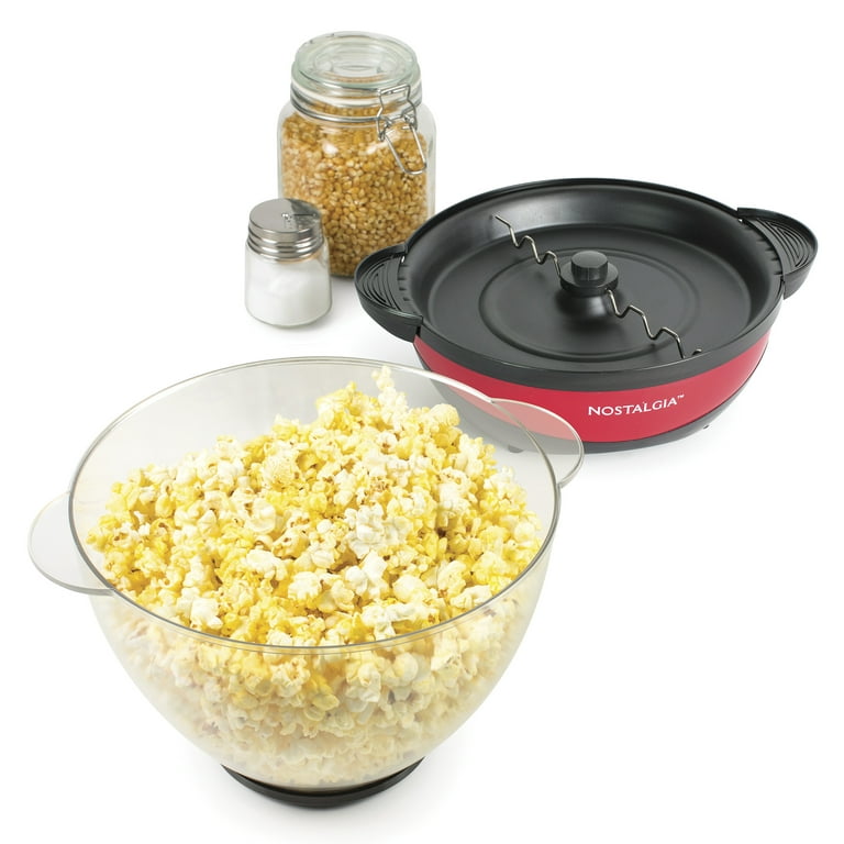 Nostalgia 1000 W 6 oz. Aqua Stirring Popcorn Machine CLSP6AQ - The Home  Depot