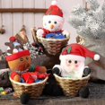 thumbnail image 2 of Christmas Candy Basket Storage Container Decorative Santa-a, 2 of 5
