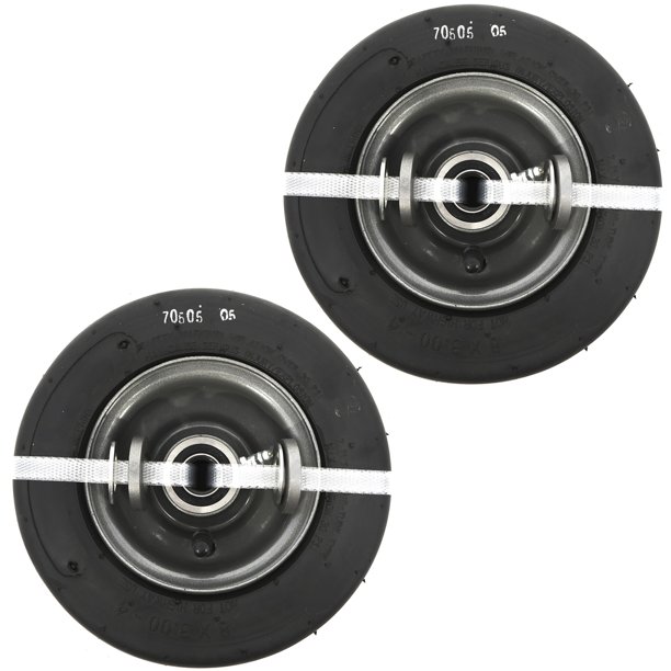 SureFit Front Pneumatic Mower Wheel Assembly Smooth Tread for Universal