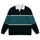 thumbnail image 4 of Hombres Camisa de Manga Larga Vintage Impreso Botón Abajo Cuello Turndown Casual Verano Sólido, 4 of 5