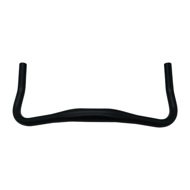 Manillar de bicicleta de 22,2 mm de diámetro, ligero, ergonómico, profesional, color negro Longitud 435 cm