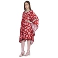 thumbnail image 2 of Moomaya Caftan à Épaules Dénudées Imprimé, Paréo pour Femmes, Robe d'Été, Robe Caftan, 2 of 6