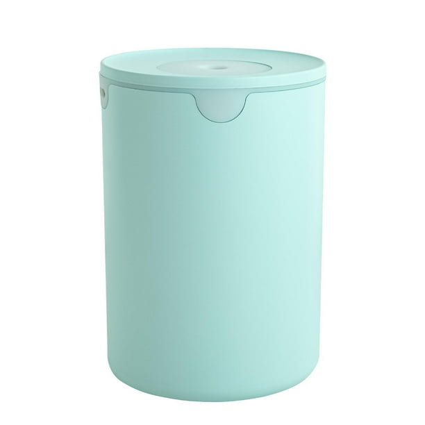 Humidificador de veta de madera con luz nocturna - 1,5L de gran capacidad, apagado automático 6-12H, humidificador USB de sobremesa para dormitorio y oficina