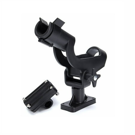 Inflatable Kayak Boat Fishing Poles Rod Holder Device Adjustable Side Rail Mount Fishing Rod Holder