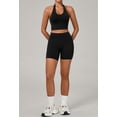 thumbnail image 2 of SKQIT Workout Sets for Women 2 Piece Seamless Halter Sports Bra Scrunch Butt Impact Shorts Gym Yoga Outfits, 2 of 7