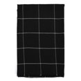 thumbnail image 5 of Duoif Lightweight Scarves, Women Fashion Cotton and Linen Grids Printing Paris Scarf Tie Scarf in Cape Large Scarf for Women Black, 5 of 6