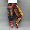 thumbnail image 1 of Hombres Vintage Retro étnico Suelto Colorido Pantalones Gota Entrepierna Pantalones Holgados Verano, 1 of 2
