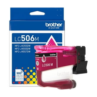 Brother Genuine LC3017 High-Yield Printer Ink Cartridges, 4-Pack