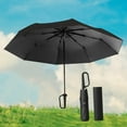 thumbnail image 6 of yuksok Folding Umbrella Large Travel Sunshade Umbrella for Outdoor Activities Trips black, 6 of 9