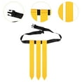 thumbnail image 6 of colcolo 2 Pieces Flag Football Belts Flag Football Set with Flags for Football Match Yellow, 6 of 8