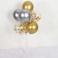 thumbnail image 2 of Balloon Stand 2 Set Balloon Stand Table Decoration Balloon Party Tree 14 Gold Balloons for Graduation Wedding Birthday Party…, 2 of 6