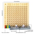 thumbnail image 4 of Math Multiplication Board 10x10 Educational Children Counting Toy  Wooden  3+, 4 of 8