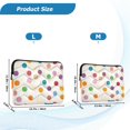 thumbnail image 4 of FORMRS 13-13.3 inch Laptop Sleeve Case Soft Carrying Quilted Computer Bag Cover, Polka Dot, 4 of 7