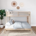 thumbnail image 5 of Now Furniture Wooden Twin over Full Bunk Bed for Kids, Textured Natural, 5 of 7