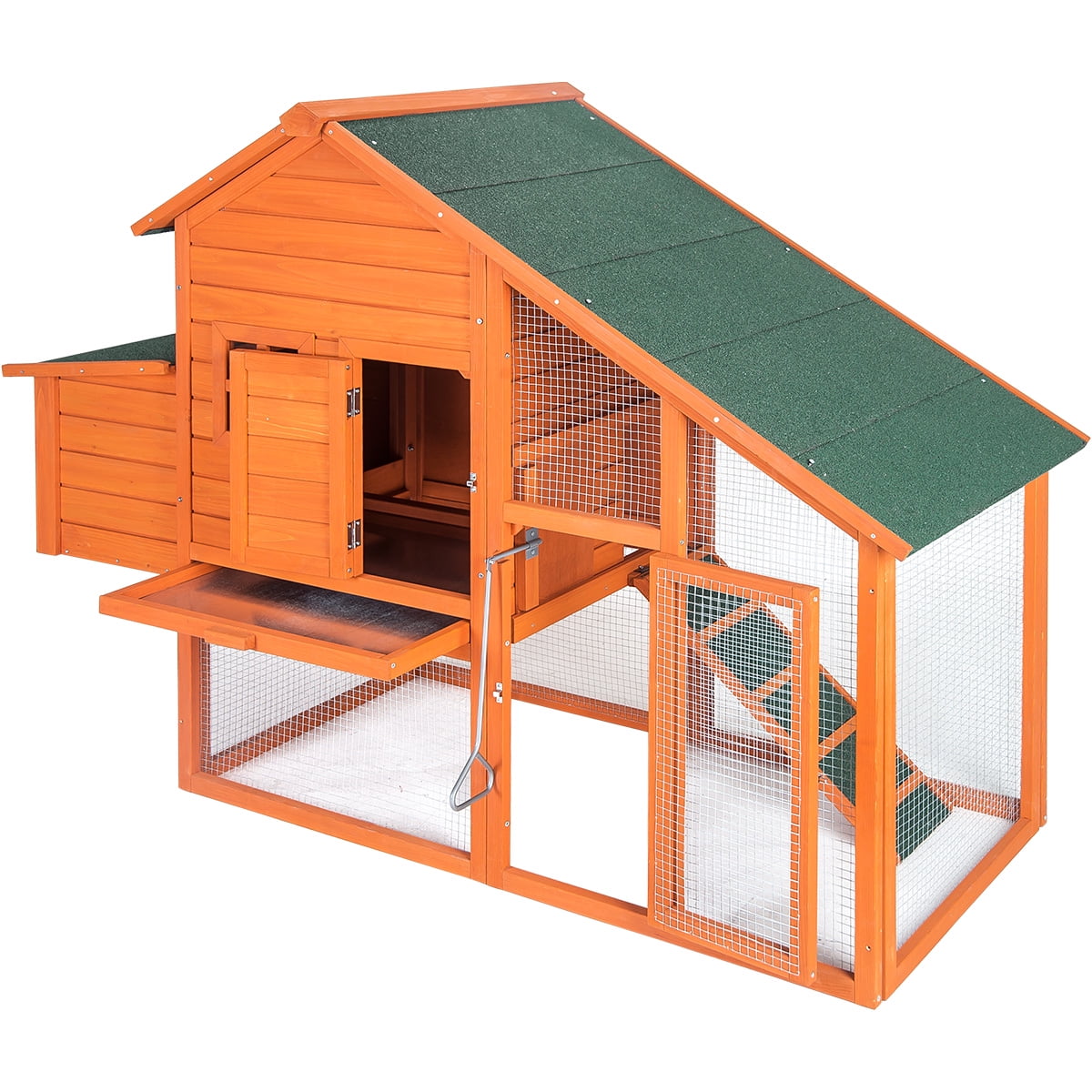 Buy Hommoo Pet Rabbit Hutch, Wooden House Chicken Coop for Small